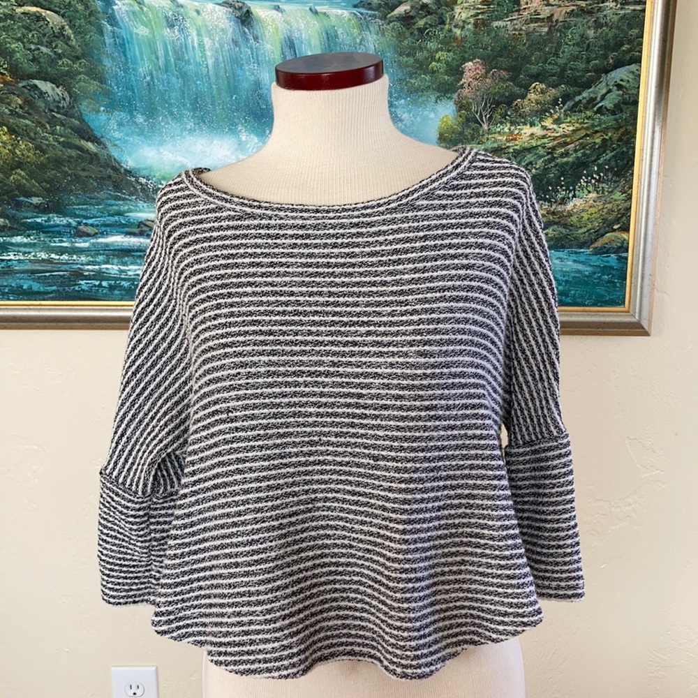 Anthropologie Deletta XXSP Cropped Sweater.